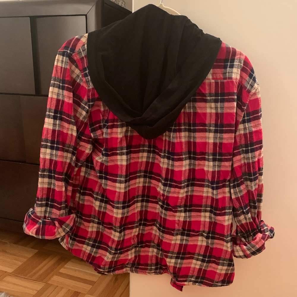 Hooded flannel